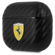 Ferrari FESA3CABK AirPods 3 cover black/black On Track PU Carbon