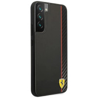 Ferrari FESAXHCS22MBK S22+ S906 black/black hardcase On Track Carbon Stripe