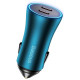 Baseus Golden Contactor Pro car charger 2x USB-C 40W blue (CGJP000003)