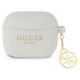 Guess GUA3LSC4EG AirPods 3 cover grey/grey Silicone Charm 4G Collection