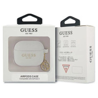 Guess GUA3LSC4EG AirPods 3 cover grey/grey Silicone Charm 4G Collection