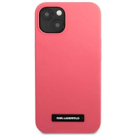 Karl Lagerfeld KLHCP13MSLMP1PI iPhone 13 6,1" hardcase fuksja/fuchsia Silicone Plaque