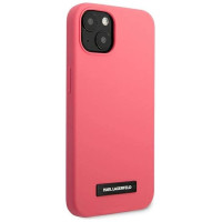 Karl Lagerfeld KLHCP13MSLMP1PI iPhone 13 6,1" hardcase fuksja/fuchsia Silicone Plaque