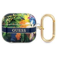 Guess GUA3HHFLB AirPods 3 cover blue/blue Flower Strap Collection