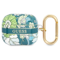 Guess GUA3HHFLN AirPods 3 cover green/green Flower Strap Collection