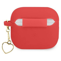 Guess GUA3LSCHSR AirPods 3 cover red/red Silicone Charm Heart Collection