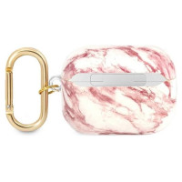 Guess GUAPHCHMAP AirPods Pro cover pink/pink Marble Strap Collection