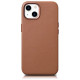 Icarer Case Leather Case Cover for iPhone 14 Brown (WMI14220705-BN) (MagSafe Compatible)