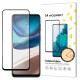 Wozinsky Super Durable Full Glue Tempered Glass Full Screen With Frame Case Friendly Motorola Moto G42 Black