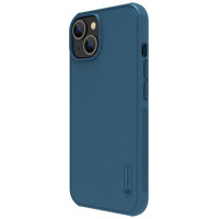 Nillkin Super Frosted Shield Pro Magnetic Case for iPhone 14 Plus with MagSafe magnetic blue