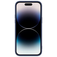 Nillkin CamShield Magnetic Silicone Case iPhone 14 Pro Max Magnetic MagSafe Cover with Camera Protector Blue
