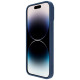 Nillkin CamShield Magnetic Silicone Case iPhone 14 Pro Max Magnetic MagSafe Cover with Camera Protector Blue