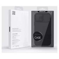 Nillkin CamShield Magnetic Silicone Case iPhone 14 Pro Max Magnetic MagSafe Cover with Camera Protector Blue