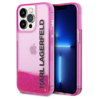 Karl Lagerfeld KLHCP14LLCKVF iPhone 14 Pro 6,1" różowy/pink hardcase Liquid Glitter Elong