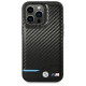 BMW Case BMW BMHCP14L22NBCK iPhone 14 Pro 6.1 "black / black Leather Carbon