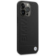 BMW Case BMW BMHCP14XSLLBK iPhone 14 Pro Max 6.7 "black / black Leather Stamp