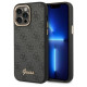 Guess GUHCP14XHG4SHK iPhone 14 Pro Max 6.7 "black / black hard case 4G Vintage Gold Logo