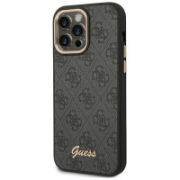 Guess GUHCP14XHG4SHK iPhone 14 Pro Max 6.7 "black / black hard case 4G Vintage Gold Logo