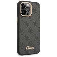 Guess GUHCP14XHG4SHK iPhone 14 Pro Max 6.7 "black / black hard case 4G Vintage Gold Logo