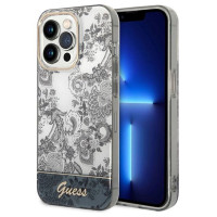 Guess GUHCP14XHGPLHG iPhone 14 Pro Max 6.7 "gray / gray hardcase Porcelain Collection