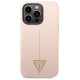 Guess GUHCP14XSLTGP iPhone 14 Pro Max 6.7" pink/pink hardcase Silicone Triangle