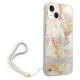 Guess GUOHCP14MHFLSU iPhone 14 Plus 6.7 "purple / purple hardcase Flower Strap