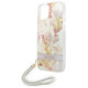 Guess GUOHCP14MHFLSU iPhone 14 Plus 6.7 "purple / purple hardcase Flower Strap