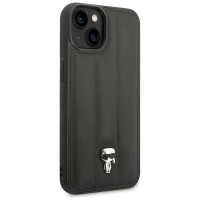 Karl Lagerfeld KLHCP14MPSQPK iPhone 14 Plus 6,7" hardcase czarny/black Puffy Ikonik Pin