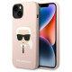 Karl Lagerfeld KLHCP14MSLKHLP iPhone 14 Plus 6.7 "hardcase pink / pink Silicone Karl's Head