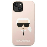 Karl Lagerfeld KLHCP14MSLKHLP iPhone 14 Plus 6.7 "hardcase pink / pink Silicone Karl's Head