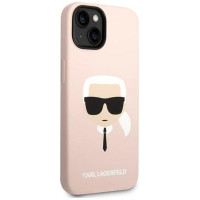 Karl Lagerfeld KLHCP14MSLKHLP iPhone 14 Plus 6.7 "hardcase pink / pink Silicone Karl's Head