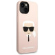 Karl Lagerfeld KLHCP14MSLKHLP iPhone 14 Plus 6.7 "hardcase pink / pink Silicone Karl's Head