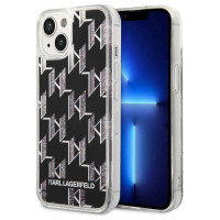 Karl Lagerfeld KLHCP14SLMNMK iPhone 14 6.1 "hardcase black / black Liquid Glitter Monogram