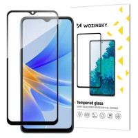 Wozinsky Full Glue Tempered Glass Tempered Glass For Oppo A17 9H Full Screen Cover With Black Frame