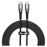 Baseus Glimmer Series Fast Charging Cable USB-C 480Mbps PD 100W 2m Black
