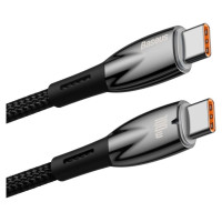Baseus Glimmer Series Fast Charging Cable USB-C 480Mbps PD 100W 2m Black