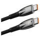 Baseus Glimmer Series Fast Charging Cable USB-C 480Mbps PD 100W 2m Black