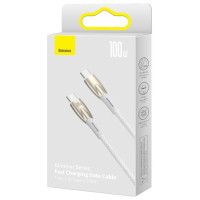 Baseus CADH000802 USB-C - USB-C PD cable 100W 5A 480Mb/s 2m - white