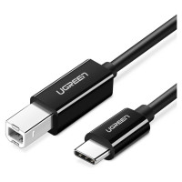 Ugreen printer cable USB-C - USB-B 480Mb/s 2m black (US241)