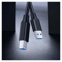 Ugreen US210 10372 Printer Cable USB-A 3.0 / USB-B 5Gbps 2m - Black
