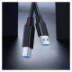Ugreen US210 10372 Printer Cable USB-A 3.0 / USB-B 5Gbps 2m - Black
