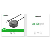 Ugreen HUB 4in1 USB-A - 4xUSB-A 2.0 480Mb/s 1m black (CR106)