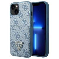 Guess GUHCP13SP4TPB iPhone 13 mini 5.4" blue/blue hardcase 4G Triangle Logo Cardslot