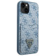 Guess GUHCP13SP4TPB iPhone 13 mini 5.4" blue/blue hardcase 4G Triangle Logo Cardslot