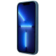Guess GUHCP13SP4TPB iPhone 13 mini 5.4" blue/blue hardcase 4G Triangle Logo Cardslot