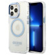 Guess Etui Guess Metal Outline MagSafe na iPhone 13 Pro / iPhone 13 - niebieskie