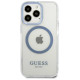 Guess Etui Guess Metal Outline MagSafe na iPhone 13 Pro / iPhone 13 - niebieskie