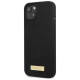 Guess GUHMP13MSPLK iPhone 13 6.1" black/black hard case Silicone Logo Plate MagSafe