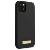 Guess GUHMP13MSPLK iPhone 13 6.1" black/black hard case Silicone Logo Plate MagSafe