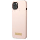 Guess GUHMP13SSBPLP iPhone 13 mini 5.4" pink/pink hard case Silicone Logo Plate MagSafe